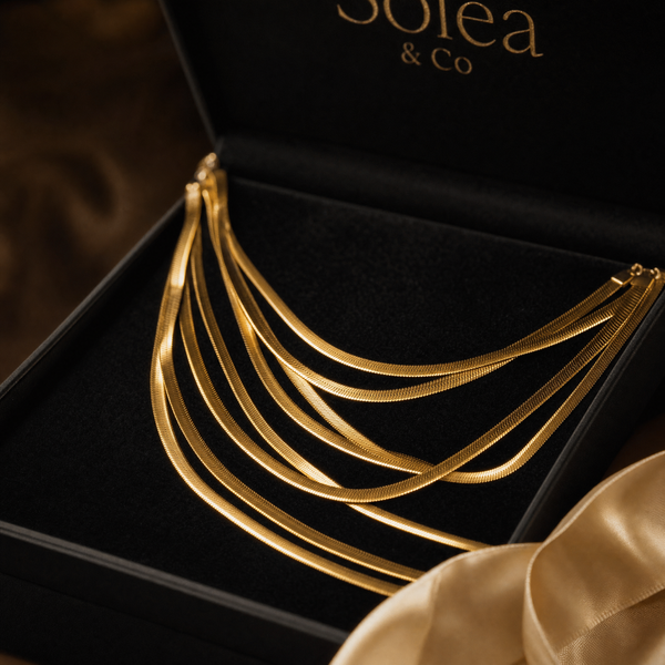 Serpentine Multi-Layer Chain Necklace